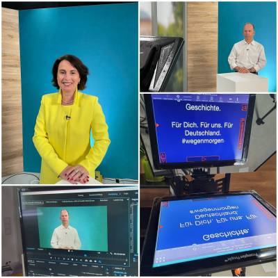 Videoaufnahmen der OMV NRW zur Bundestagswahl 2021 in der Landesgeschftsstelle der CDU NRW